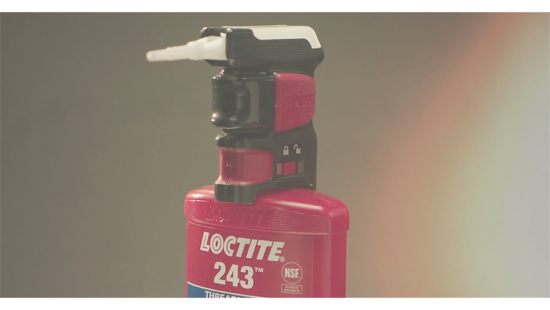 Loctite 243 bottle with attachment
