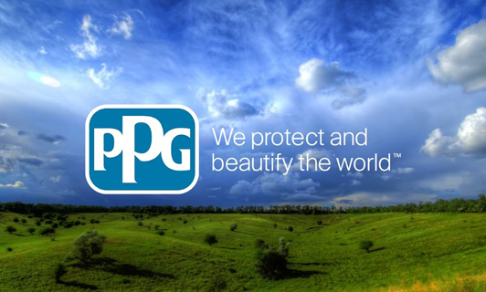 PPG we protect and beutify the world text