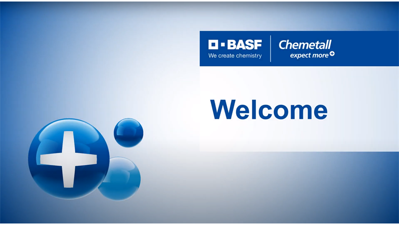 Chemetall welcome screen