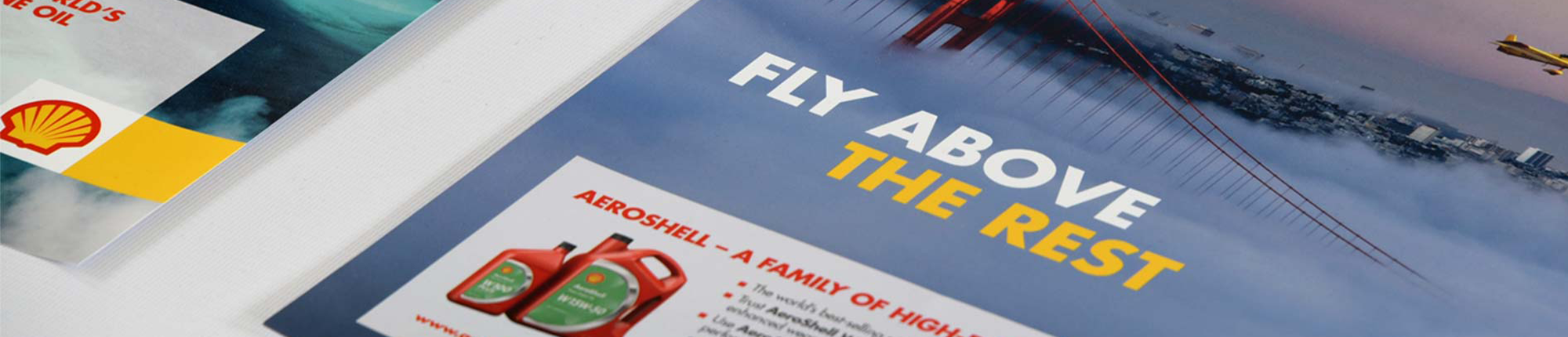 Aeroshell brochure covers