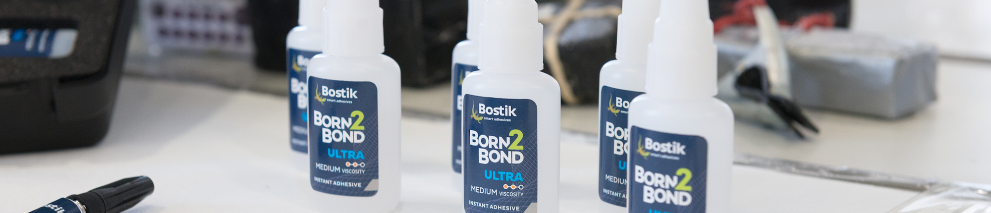 Bostik Born2Bond bottles