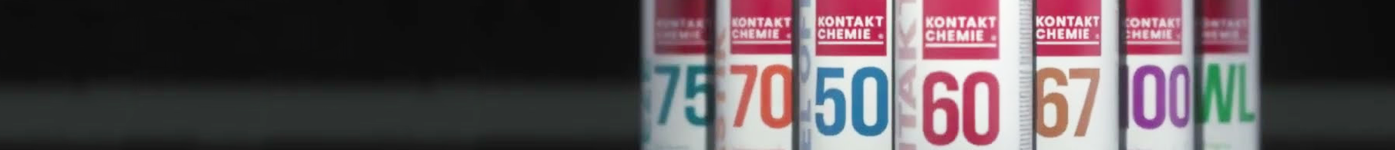Kontakt Chemie products lined up