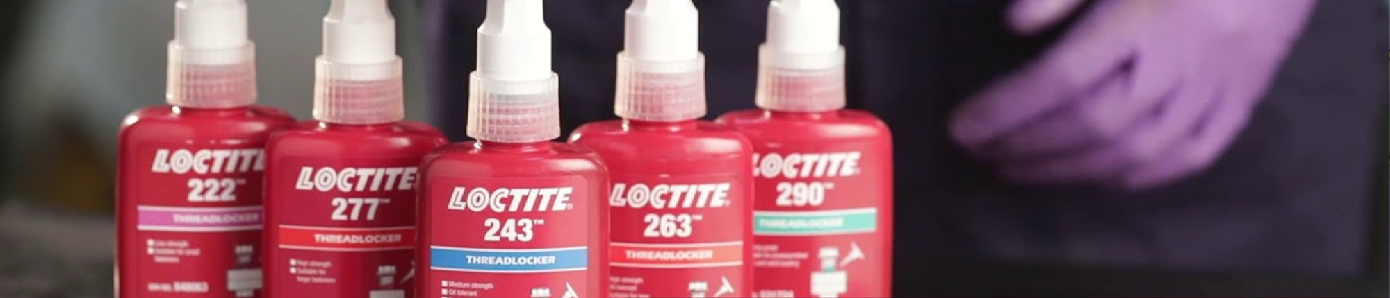 Various Loctite bottles