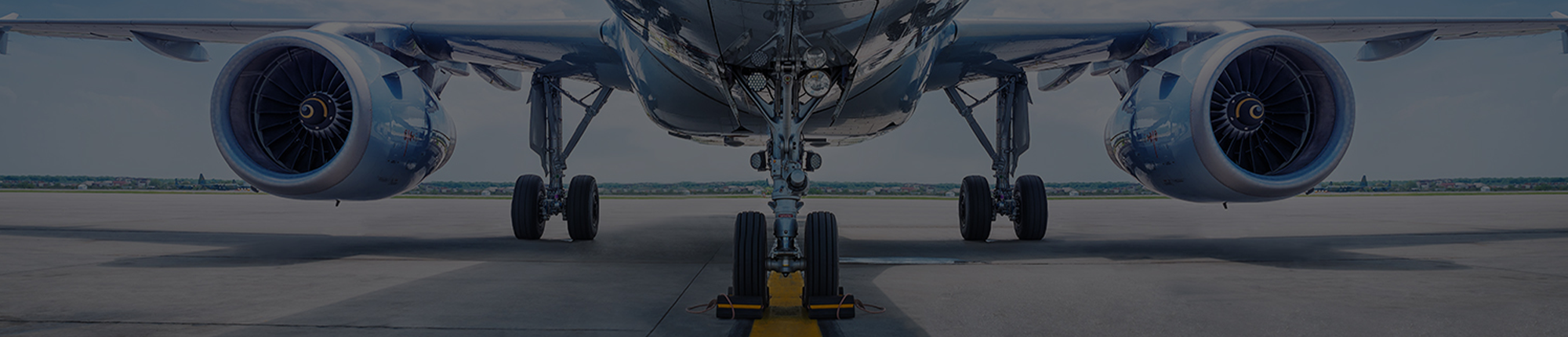 Large aircraft on runway