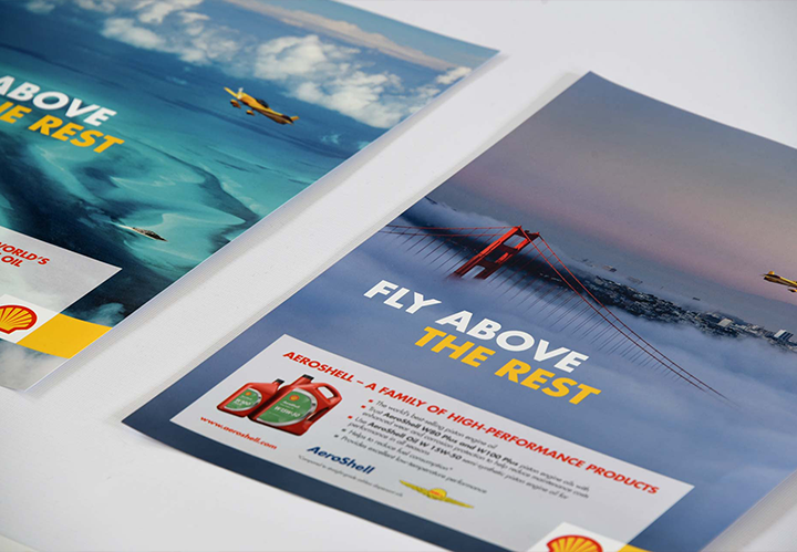 Aeroshell brochure covers