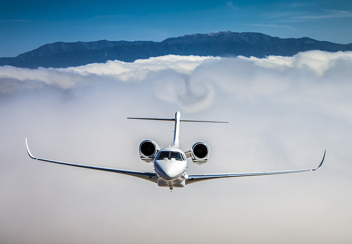 Aircraft in flight