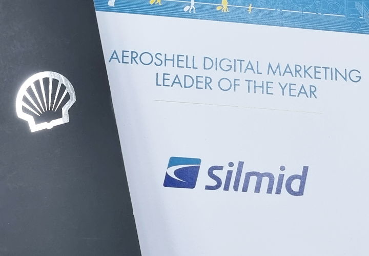 aeroshell digital marketing leader of the year text with shell logo small