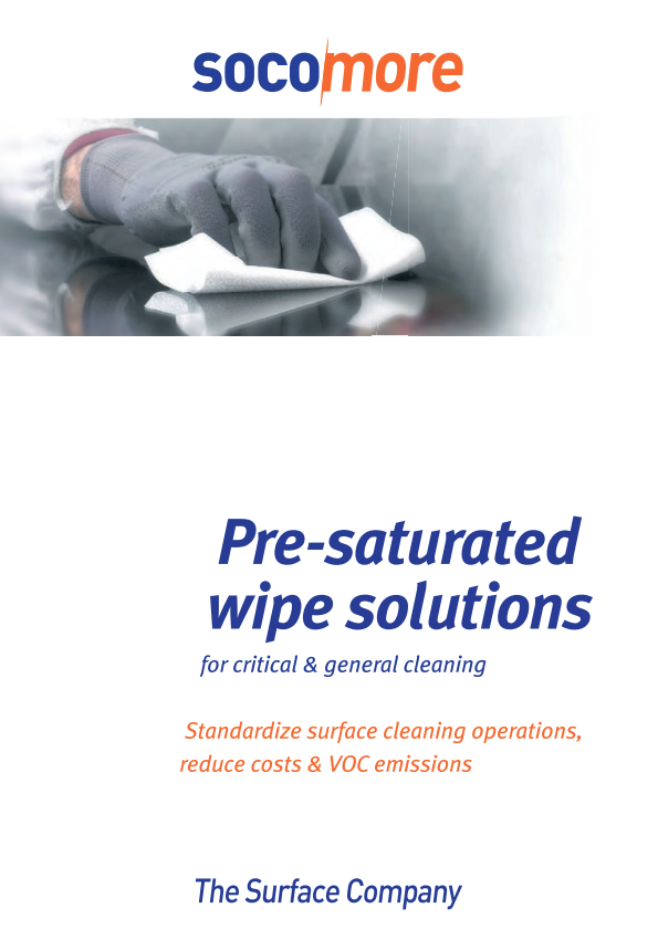 Socomore wipes brochure cover