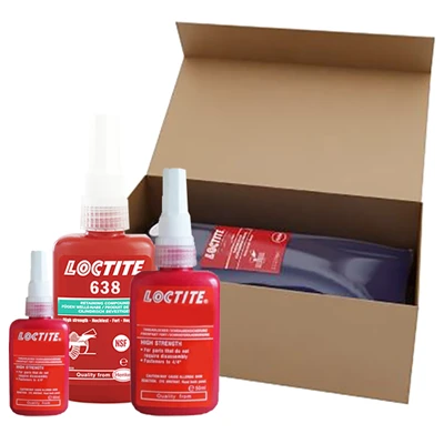 Loctite bottles and box