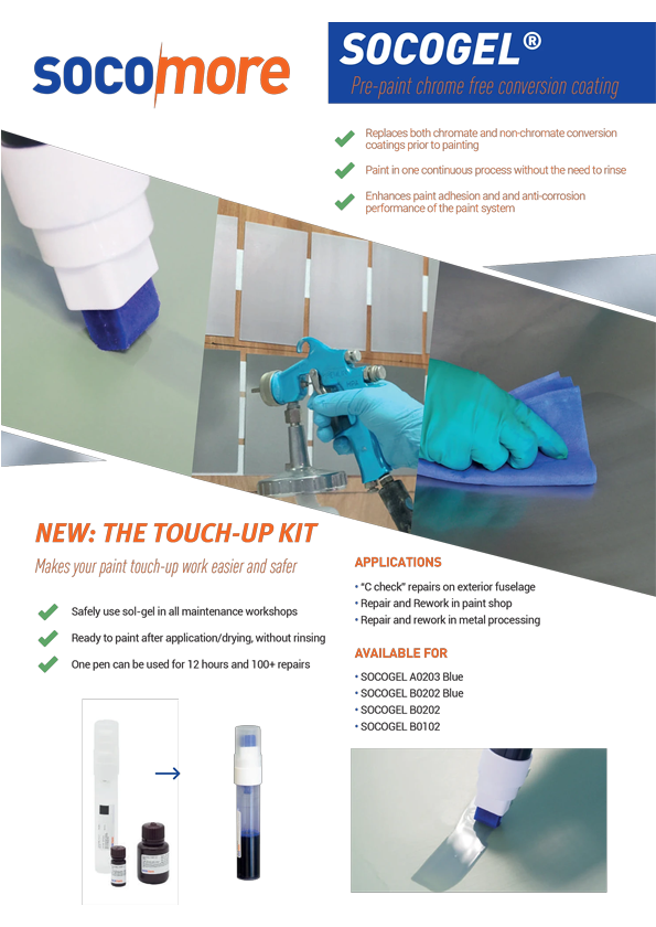 Socomore Socogel brochure cover