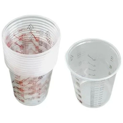 Plastic Measuring Cups 600cc (Pack of 50 Cups)