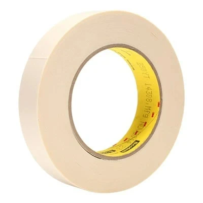 3M Scotch 250 Tan Flatback Masking Tape 1in x 60Yd Roll