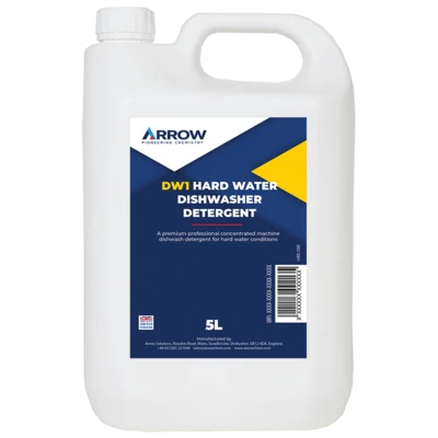 Arrow C862 DW1 Hard Water Dishwasher Detergent 5Lt Bottle