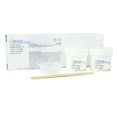 Robnor ResinLab AV 4076-1/HY 4076 Epoxy Paste Adhesive 2Kg Kit