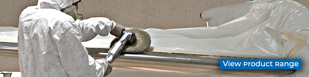 Person working with dust mask