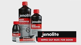 Jenolite Rust Remover bottles and tubes