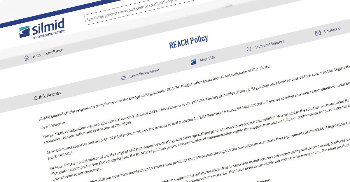 silmid reach policy website screen