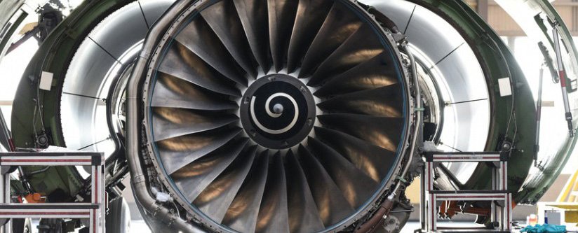 Turbine engine close up