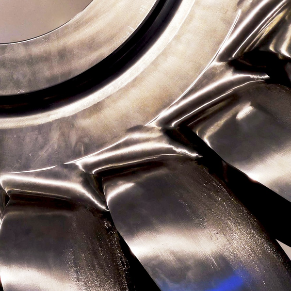 Close up of turbine