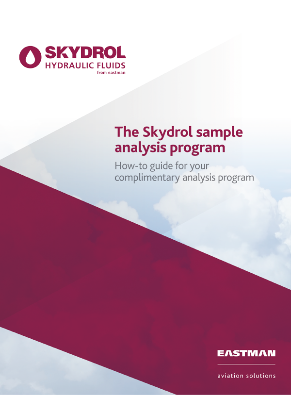 Skydrol Sample Analysis Brochure Cover