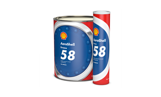 Aeroshell 58 grease cartridge and can 