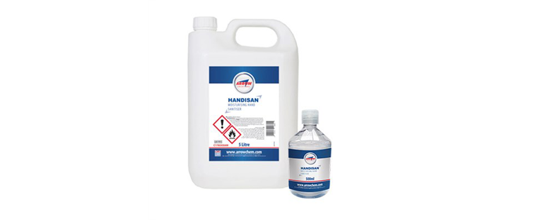 Group of Arrow hand cleaning products