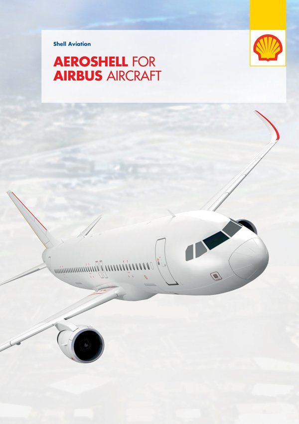 Aeroshell for airbus aircraft brochure cover