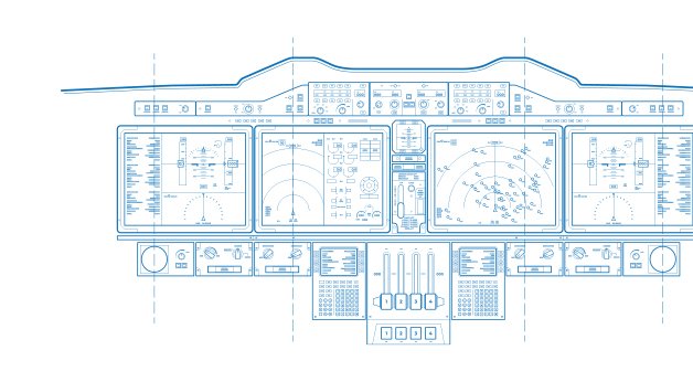 Diagram in blue