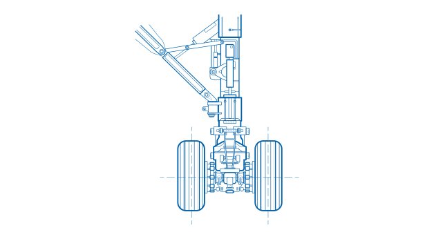 Aircraft wheel diagram
