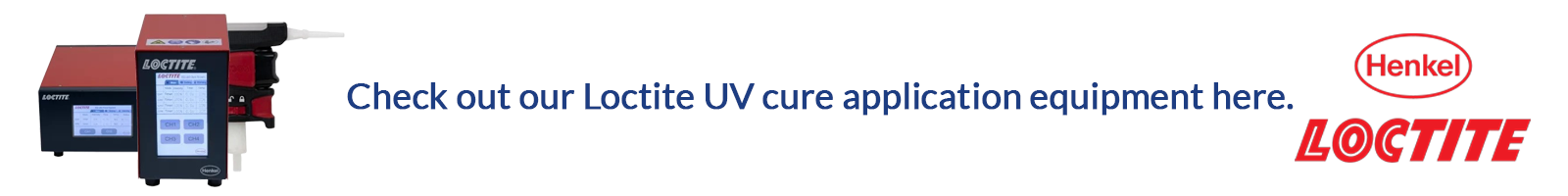 loctite uv cure application banner