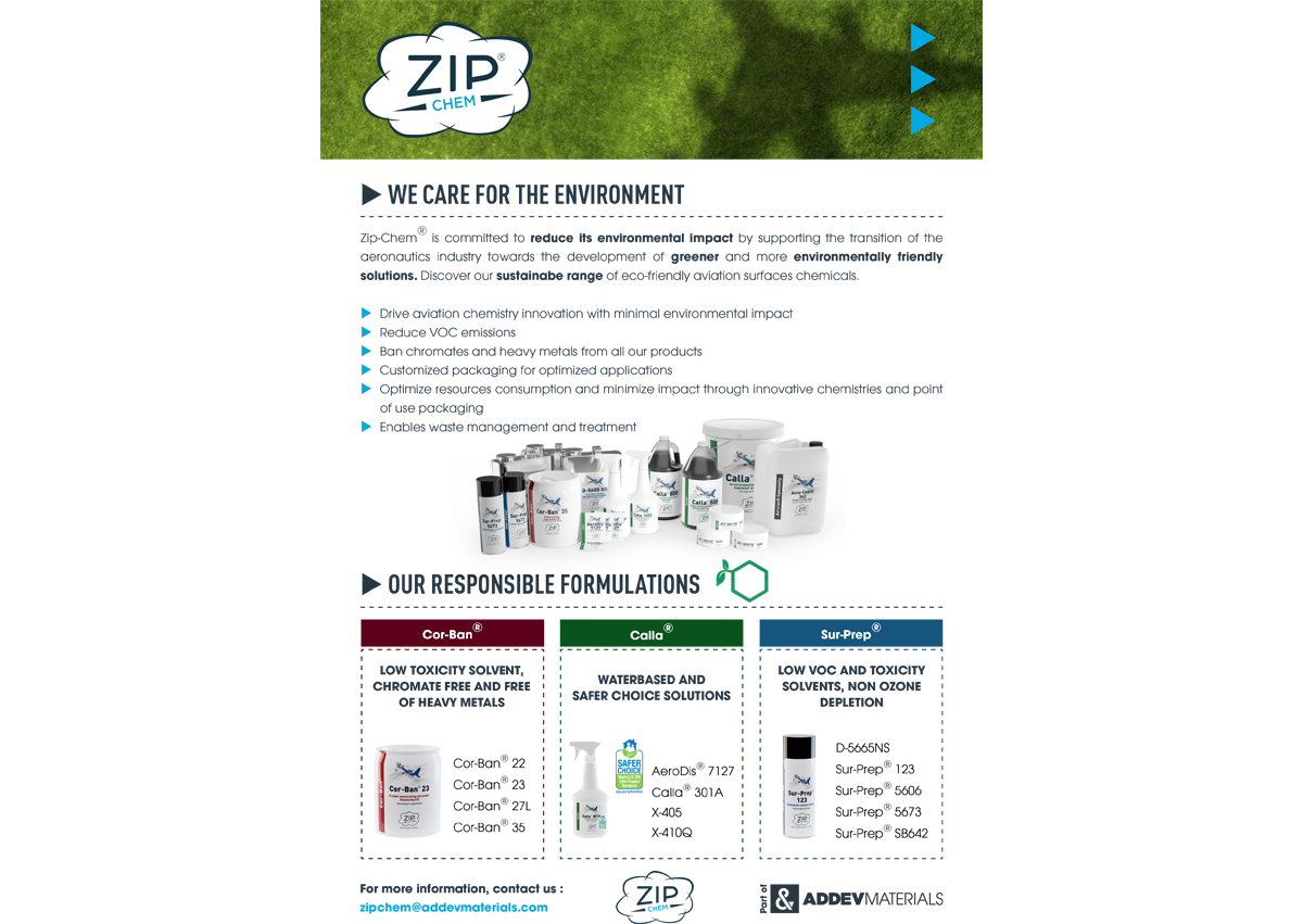 Green products brochure from Zip-Chem