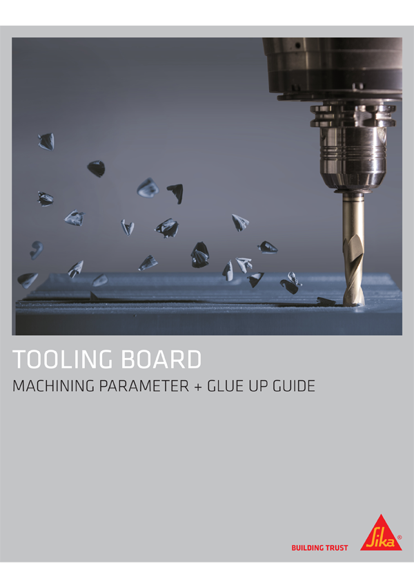 tooling board machining parameter sika brochure
