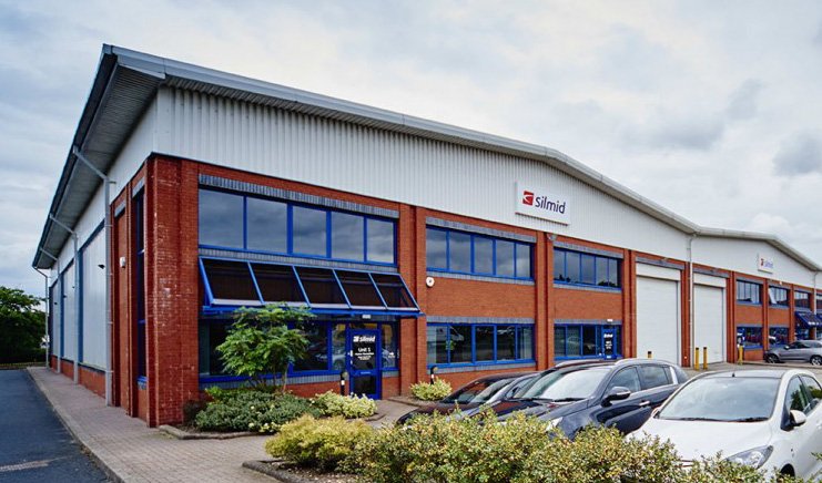 front of silmid hq building