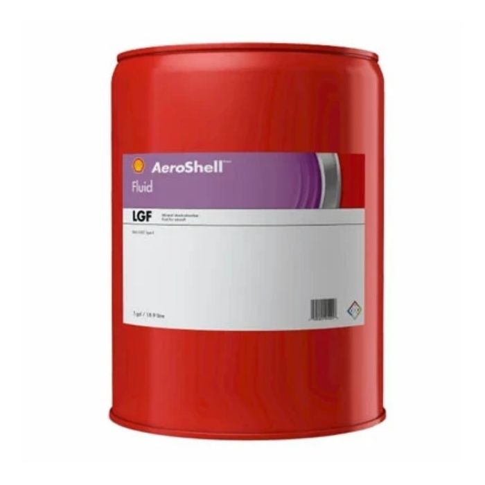 AeroShell LGF Landing Gear Fluid 5 US gallon pail, BMS 3-32C Type II AeroShell LGF, formulated for landing gear shock struts, in a 5USG pail.