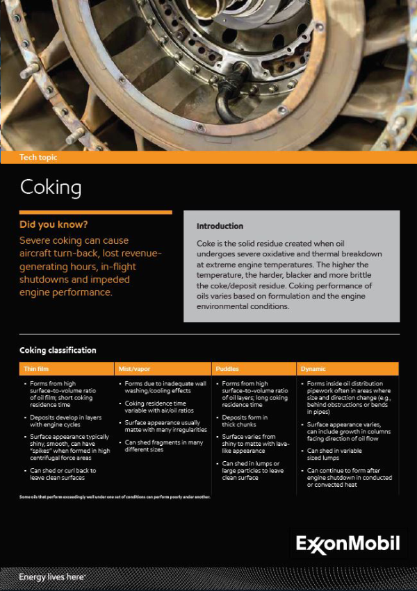 Coking - Tech Topic Brochure Cover