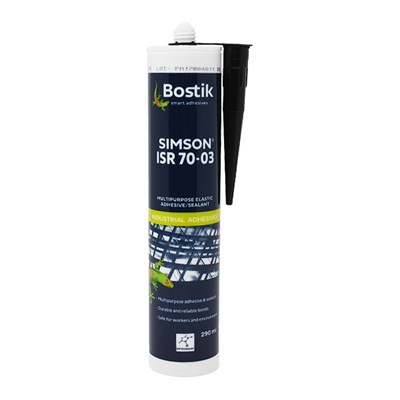 Simson ISR 70-03 Black Adhesive/Sealant 290ml Cartridge