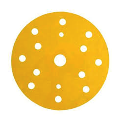 3M Hook-It Backing Pad 9 Hole Yellow (Box of 10)