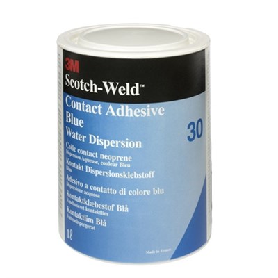 3M Scotch-Weld 30 Contact Adhesive Blue 1Lt Tin