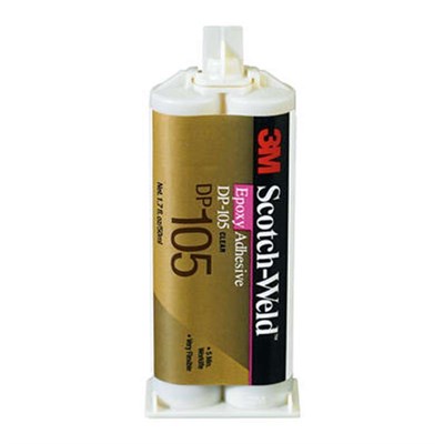 3M Scotch-Weld DP-105 Epoxy Adhesive Clear 48.5ml Cartridge