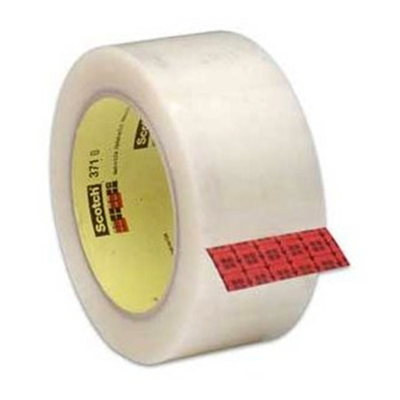 3M Scotch Box Sealing Tape 371 Transparent 38mm x 66Mt Roll