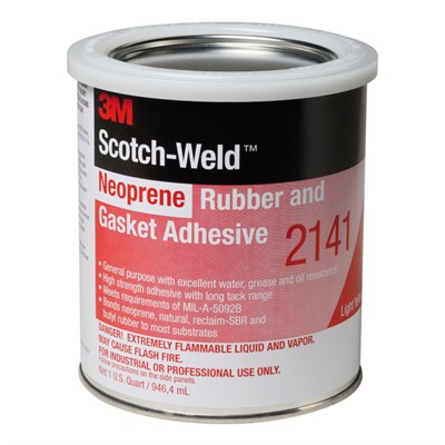 3M Scotch-Weld 2141 Rubber and Gasket Adhesive 0.9Lt Tin