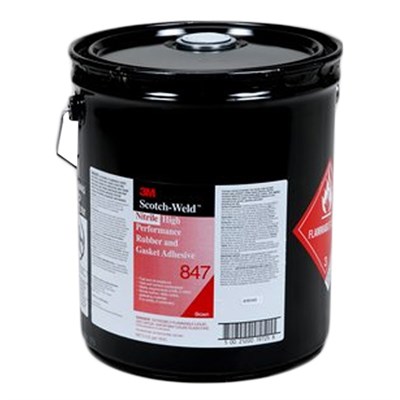 3M Scotch-Weld 847 Rubber and Gasket Adhesive 5Lt Can