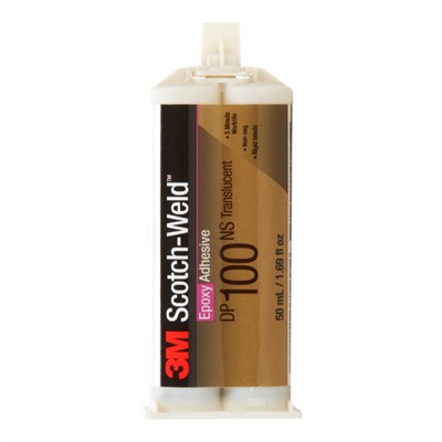 3M Scotch-Weld DP-100 NS Epoxy Adhesive Clear 50ml Cartridge