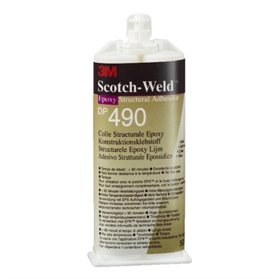 3M Scotch-Weld DP-490 EPX Epoxy Adhesive Black 400ml Cartridge