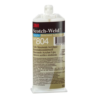3M Scotch-Weld DP-804 EPX Epoxy Adhesive Clear 50ml Cartridge