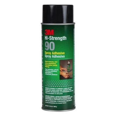 3M 90 Hi-Strength Spray Adhesive 500ml Aerosol