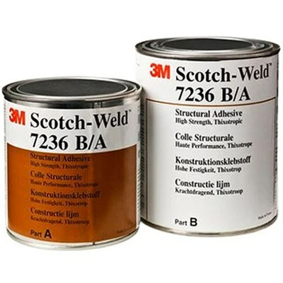 tempo vertrouwen Genre 3M Scotch-Weld 7236 White B/A Structural Adhesive 1Lt Kit *IPS 10-04-002-04  Issue 2 | Silmid