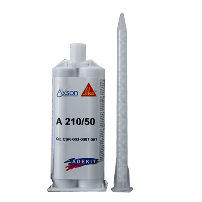 Axson Adekit A 210 Polyurethane Adhesive 50ml Dual Cartridge (Includes Nozzle)