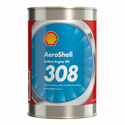 Aeroshell Turbine Oil 308 1USQ Can *MIL-PRF-7808L Grade 3 *O-148 *OX-9