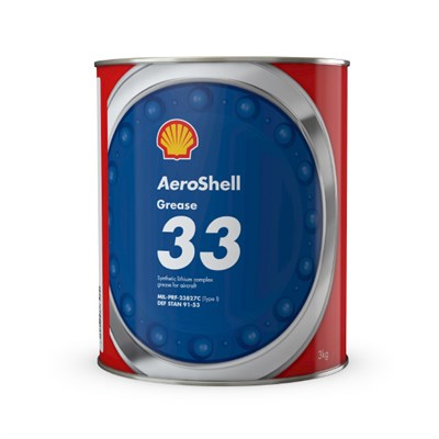 Aeroshell Grease 33 3Kg Can *BMS 3-33B *MIL-PRF-23827C Type 1